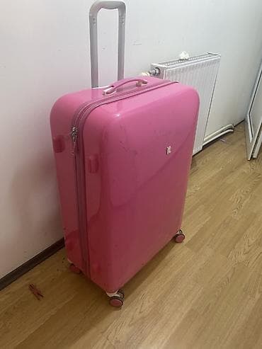 duplim: Tvrdi kofer na točkićima – IT Luggage, roze - Materijal: čvrsta — 3