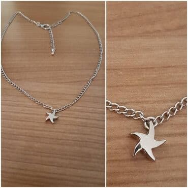 adidas samba srebrne: Pendant necklace, Material: Stainless steel — 13