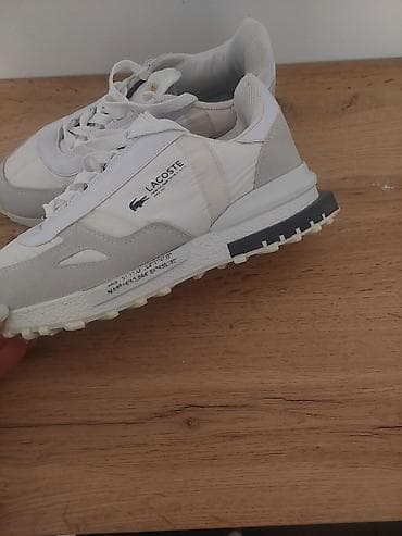 air max tn patike: Lacoste ženske patike – bele/ekru nijanse, model sa retro running — 1