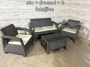 260e dvosed sto i dve fotelje na lalafo.rs 260e dvosed sto i dve fotelje