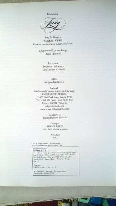 najlepse bajke za decu: Knjiga: Aversi i versi. Reprezentativna knjiga-antologija evropskih — 2