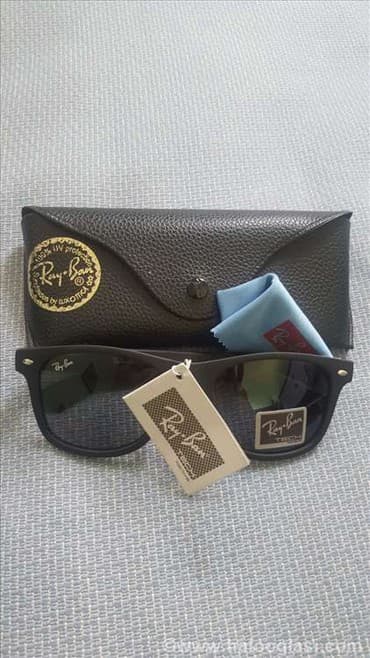 revision naocare: Ray Ban Way Farer, Crne, Unisex, Nove. Crno Staklo i Crn Ram — 1
