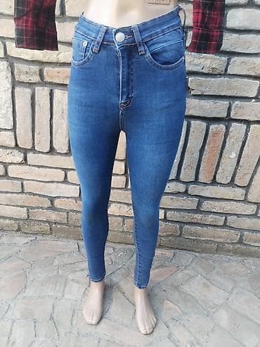 patike ecco: Fioretto farmerke – veličina S - Model: skinny/uzan kroj, visok struk — 3
