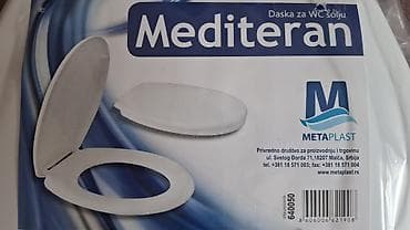 korpus za sudoperu: MEDITERAN daska za wc šolju bela — 1