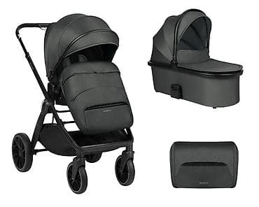 stokke torba za kolica: KIKKA BOO Kolica TIFFANY 2u1 – dark grey (SKU: KKB2) Kikka Boo — 3