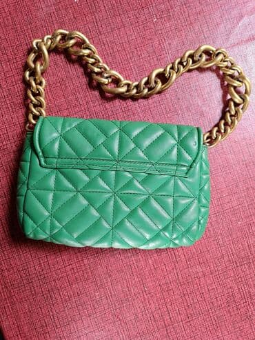 kako prepoznati original guess torbu: Torba za rame, Zara, Materijal: Veštačka koža — 5