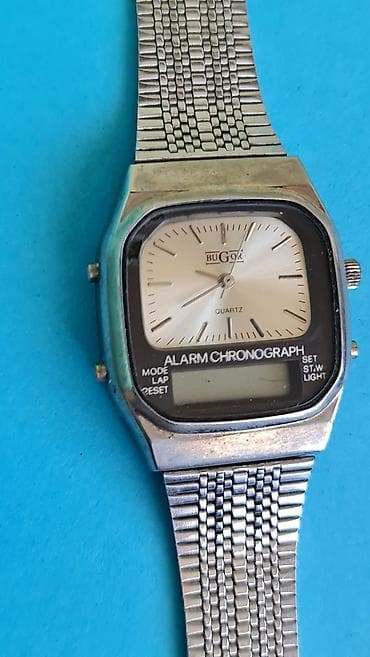 BuGor kvarcni ručni sat – analogno-digitalni „Alarm Chronograph“ - na lalafo.rs BuGor kvarcni ručni sat – analogno-digitalni „Alarm Chronograph“ -