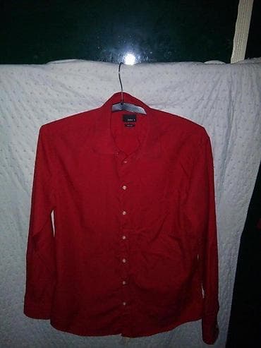 muske teksas kosulje prodaja: Košulja bоја - Crvena — 2