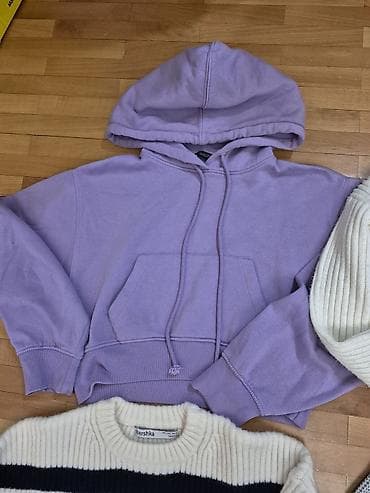 balmain duks cena: Set od 4 komada ženske odeće – džemperi i duks: - Lila cropped duks — 5