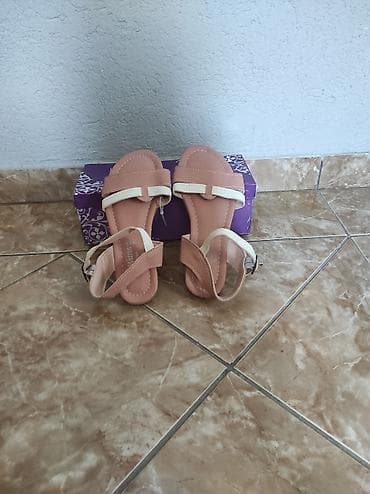 kožna suknja: Nive Puder roze sandale 37,d.u.g.23,5cm — 4