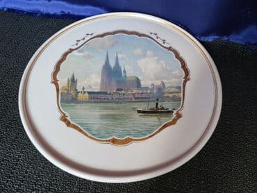 Musical Instruments: Tanjir KPM 1924 godina,dekorativni Julius Menzela,rucno oslikan. Sve — 11