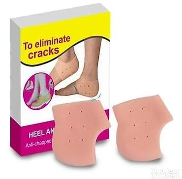 set za infuziju: Silikonske zaštite za pete – Anti-crack set Opis: - Mekane, elastične — 1