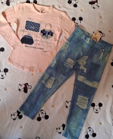 majice sa spustenim ramenom: Bundle: Dresses, Leggings, T-shirts, For boys, age: 5-6 years — 6