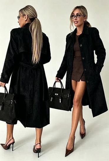 tn models: Fa, Ženski trench kaput – model 5210 - Kroj: klasični midi trench sa — 1