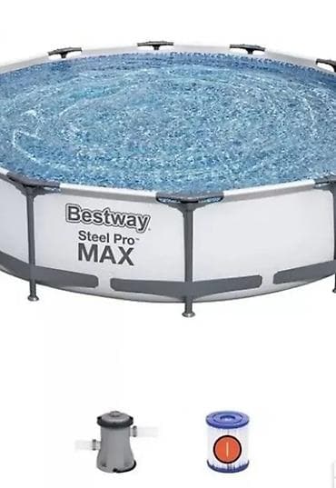 Bestway Steel Pro MAX – okrugli nadzemni bazen sa čeličnim ramom -