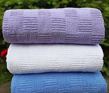 Ćebad i pokrivači: Ćebad/čebe – dimenzija 150 × 200 cm - Materijal: frotir/terry tkanje — 4