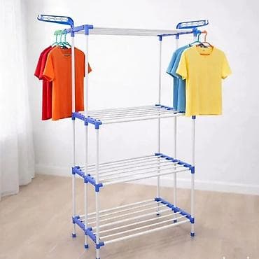 Stalak za susenje vesa poseduje tri nivoa koja mozete podesavati kako