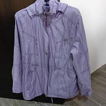 mona kaputi ženski: Ženske jakne i prsluk – set od 4 komada 1) Svetloljubičasta vetrovka — 1