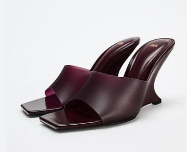 ZARA ženske klompe/sandalete na potpeticu - Model: otvorene mule na lalafo.rs ZARA ženske klompe/sandalete na potpeticu - Model: otvorene mule