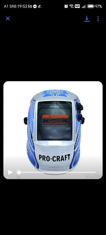 filter za intex pumpu: Automatska maska za zavarivanje PRO-CRAFT - Samozatamnjujući filter — 2