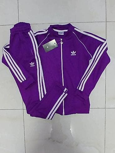Sweatsuit Sets: Trenerke komplet gornji deo sa rajsferšlusom i donji deo sa lastišem — 1