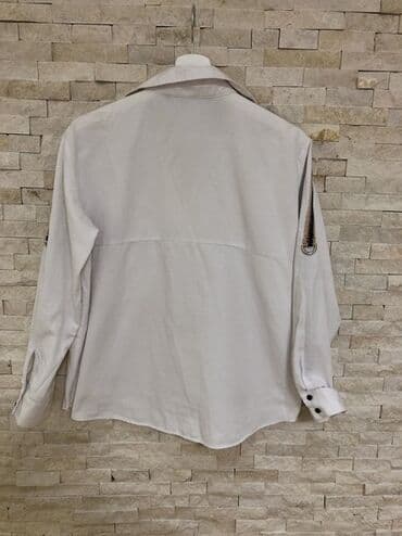dugacke kosulje: Zara, XS (EU 34), Jednobojni, bоја - Bela — 4