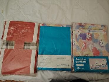 Sobne biljke: Prodajem 6 novih singl kompleta posteljine i 1 dečiji komplet. Svi — 4