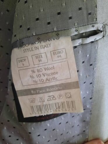 nakit od zelenog žada: Paco Romano musko odelo srebrno-sivo Musko odelo Paco Romano style in — 3