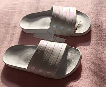 Sweatpants: Beach slippers, Adidas, 40.5 — 7