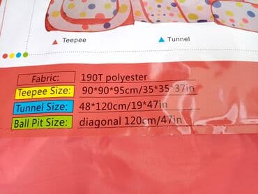 podesivi kos za decu: Sator Tunel Bazen za Decu Komplet 3 u 1 NOVO SAMO 2990 Dinara AKCIJA — 7