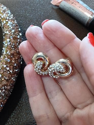 Ostalo: Set modnih dodataka i šminke – zlatno/šampanj tonovi - Široka rajf — 2