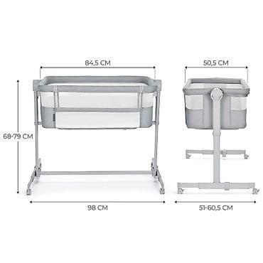 dušeci 80x200: KINDERKRAFT KOLEVKA NESTE UP 2 FULL – Light Grey Šifra proizvoda — 2