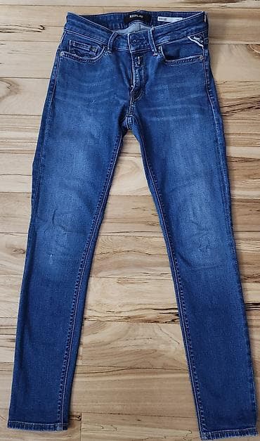 replay patike zenske: REPLAY ženske farmerke – model New Luz (Skinny Fit) - Klasičan plavi — 2