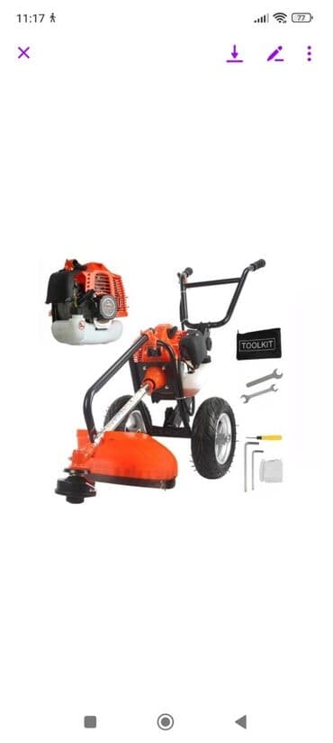 polovne kosilice za travu na benzin: Моторна коса 5.2 КМ НА ТОЧКОВИМА ДЕМОН КОЛИЦА М83107 МАР-ПОЛ Идеалан — 7