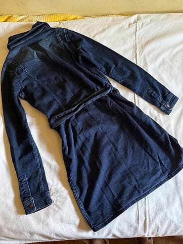 dzins haljine: PEPE JEANS haljina od mekog teksasa sa kaišem, na raskoščavanje — 5