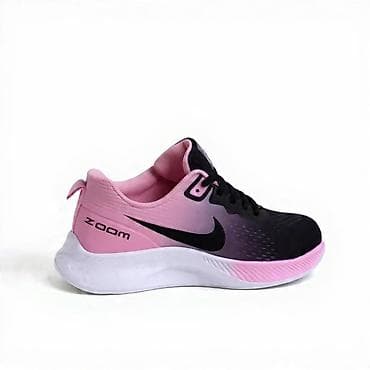 Patike za trčanje – Nike Zoom stil, roze/crno - Dizajn: Niski profil