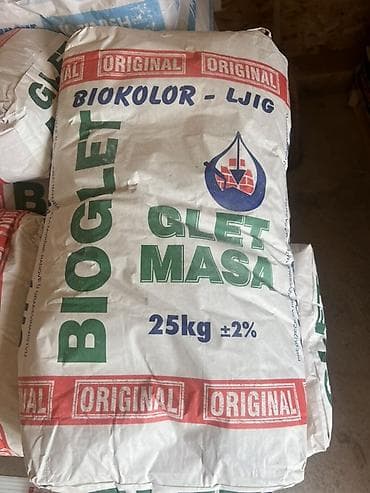 BIOKOLOR – Ljig BIOGLET, glet masa 25 kg (±2%) - Tip proizvoda