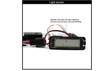 blatarice golf 4: Led svetlo za tablice - volkswagen led svetlo za tablice - volkswagen — 5