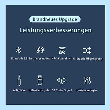 tripod za telefon: Bluetooth prijemnik sa NFC-om i USB reprodukcijom - Bluetooth 5.3 za — 2