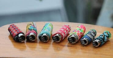 Bicycles: Clipper upaljači – kolekcija sa reljefnim futrolama (set) Komplet — 6