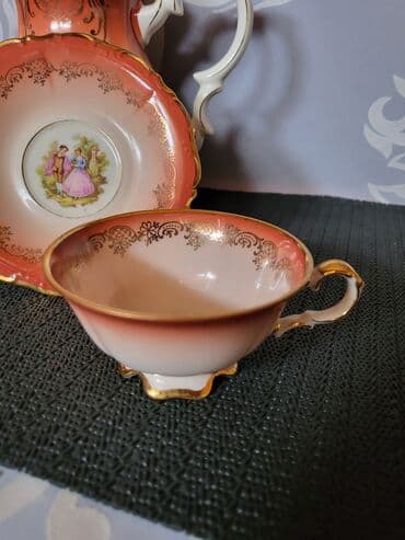 swarovski kristali cena: Komplet za kafu 1950g+ Waldershof Bavaria. Komplet za kafu,rucno — 10