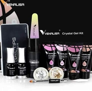 Setovi za manikir i pedikir: Cena:3700 din Venalisa set za poli gel tehniku Set sadrzi: 4 kom — 2