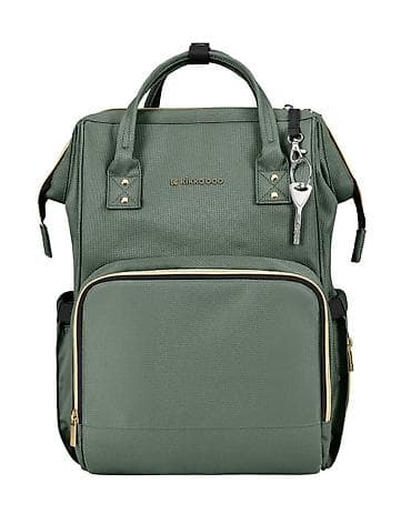 deciji satovi igracke: KikkaBoo Torba za mame Siena premium – army green (Šifra: KKB2) — 5