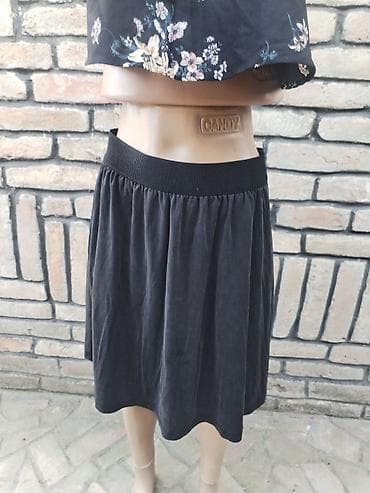 Venčanice i aksesoari: Suknja M veličina - Crna, lepršava suknja A-kroja do kolena - — 1