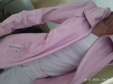 h m srbija haljine 2022: Jakna s/m,h&m prljavo roze — 4
