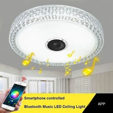 kristalne plafonjere: Cenw 4490 𝒅𝒊𝒏 KRISTAL LED plafonjera sa dve funkcije: 𝐳𝐯𝐮𝐜𝐧𝐢𝐤 + LED — 1