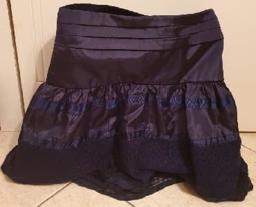 uske pantalone sa visokim strukom: Midi, 146-152, color - Blue — 5