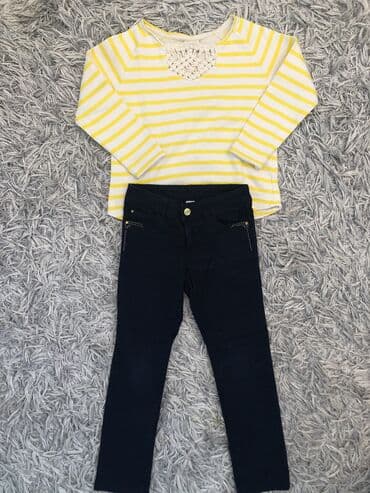 zimske pantalone za devojcice: Zara, Set: Trousers, Sweatshirt, 104-110 — 1