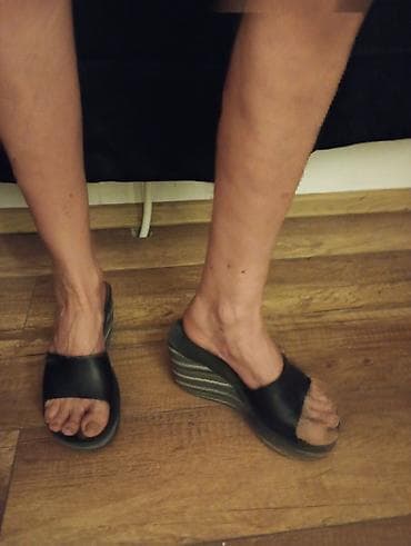 Čizme: Ženske klompe/sandale na punu platformu - Model: klompe sa širokim — 2