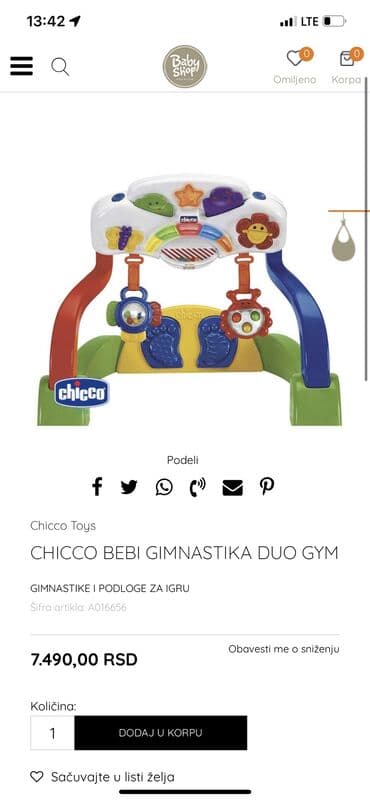 igračka: Igraonica za bebe — 1